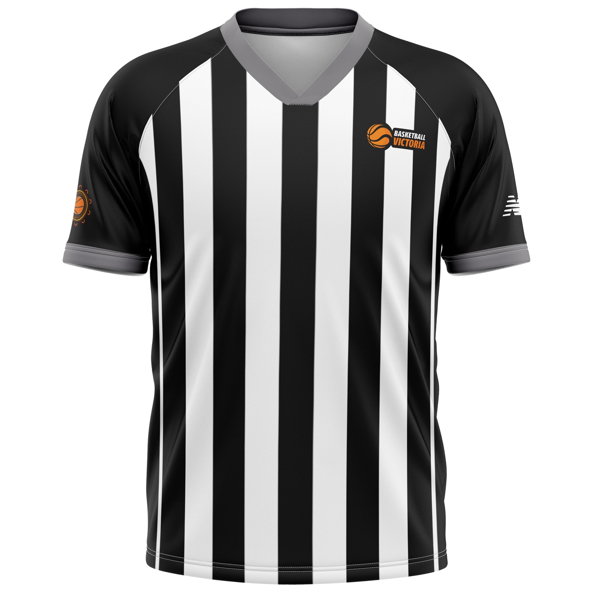 Basketball Victoria | New Balance Unisex Referee Shirt - Grey