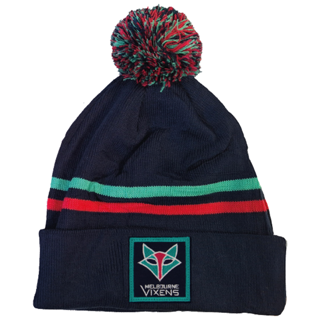 Melbourne Vixens | MV Stripe Supporter Beanie 2025