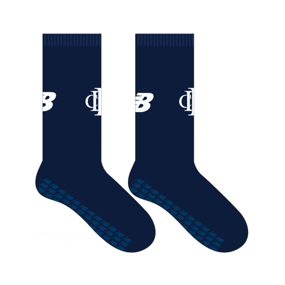 Fremantle Districts CC - Senior | PRE-ORDER | Navy Crew Socks - Gel grip