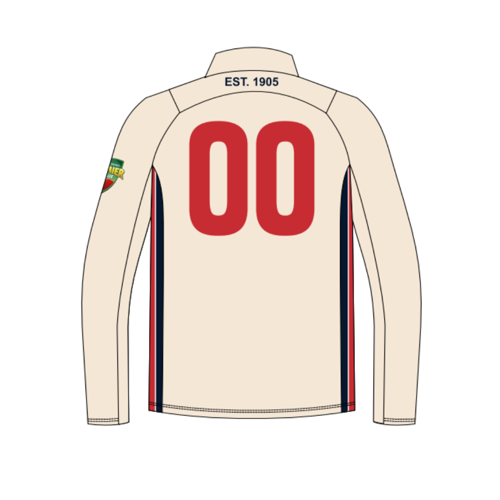 North Hobart CC | PRE-ORDER | NB Unisex Cream Polo - Long Sleeve