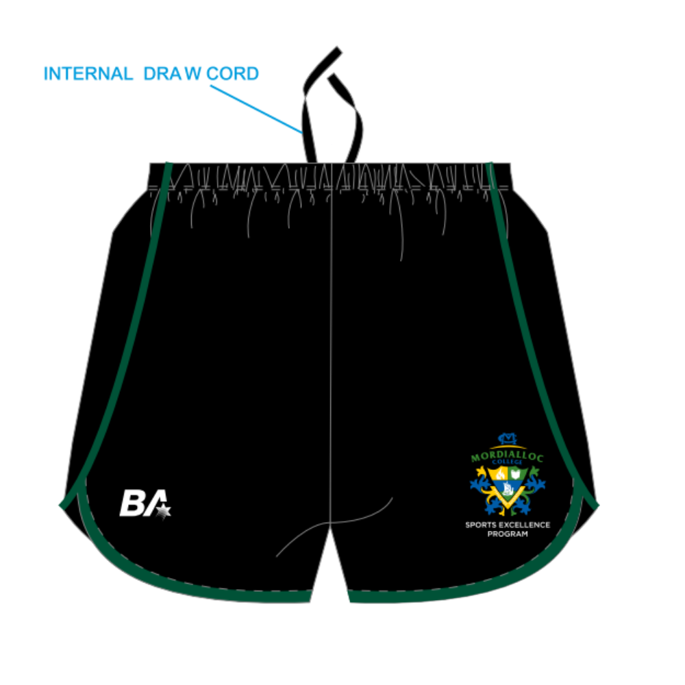 Mordialloc College | PRE-ORDER | BA Women's Training Shorts