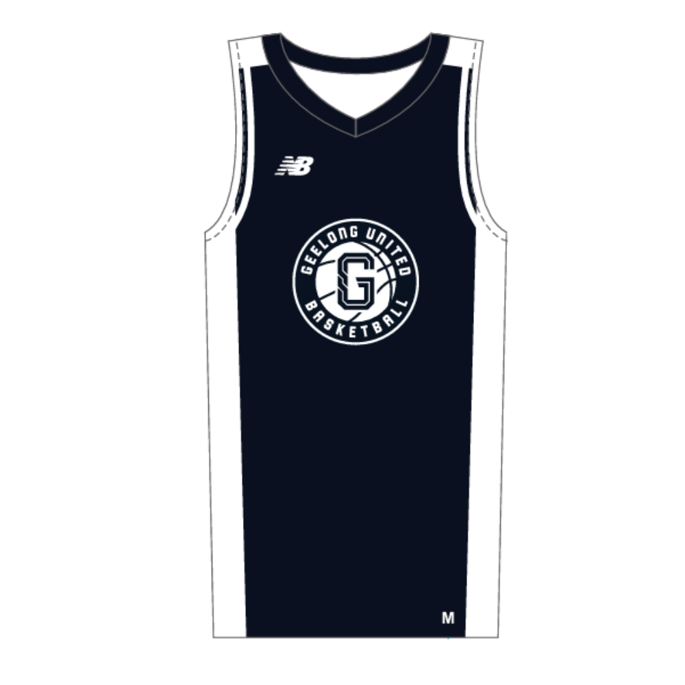 Geelong United Basketball | PRE-ORDER | NB Unisex Reversible Basketball Training Singlet - 2026 *COMPULSORY*