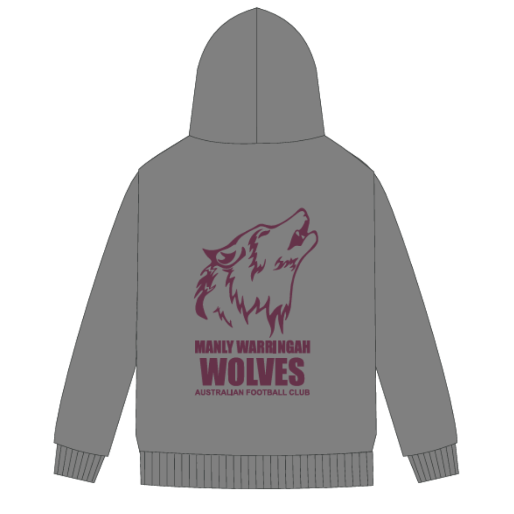 Manly Warringah Wolves AFC | PRE-ORDER | NB Men's Hoodie - Grey