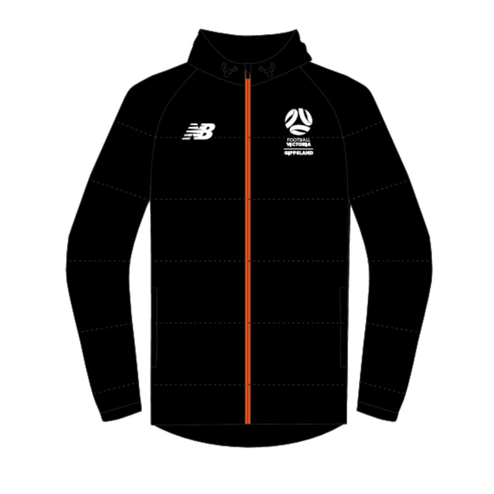 Football Victoria - Regional Gippsland - Coaches | PRE-ORDER | NB Unisex Hoooded Puffer Jacket