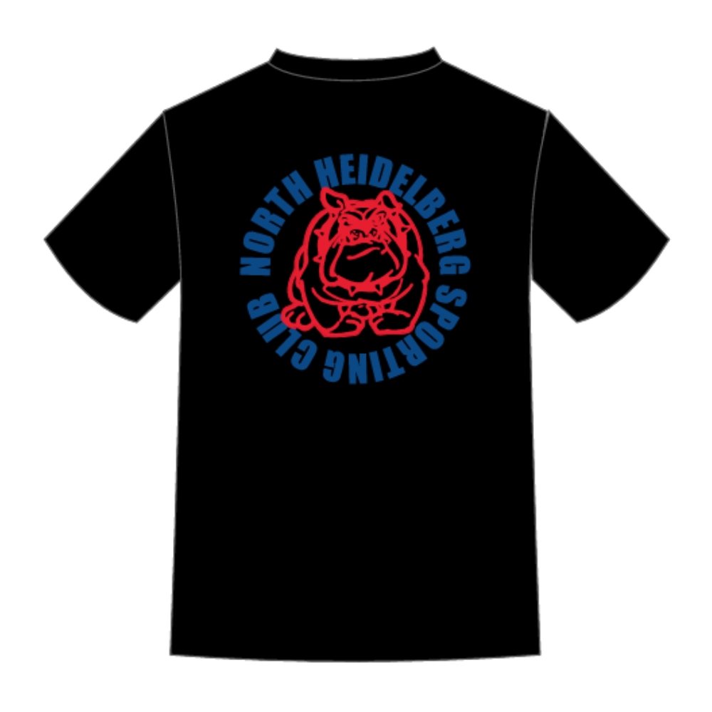 North Heidelberg Sports Club | PRE-ORDER | NB Unisex Relaxed Tee - Black SS