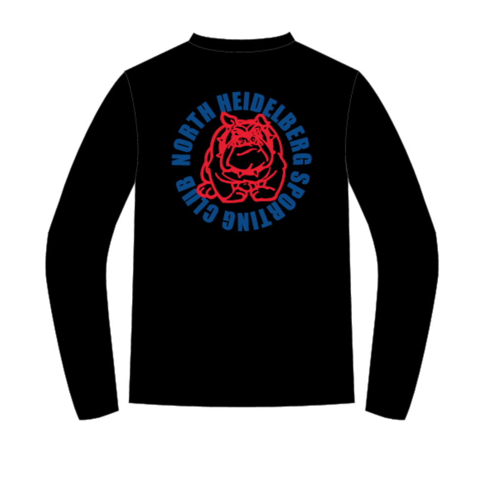 North Heidelberg Sports Club | PRE-ORDER | NB Unisex Relaxed Tee - Black LS