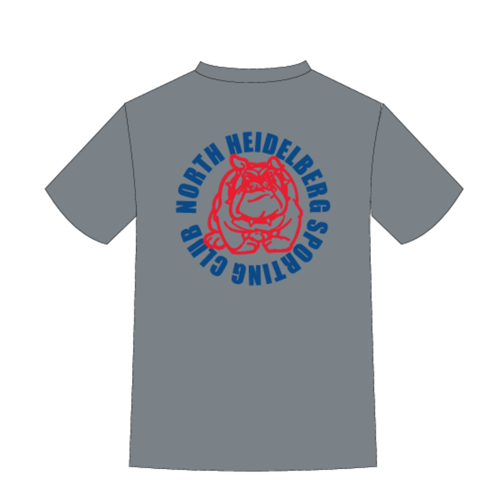 North Heidelberg Sports Club | PRE-ORDER | NB Unisex Relaxed Tee - Grey SS