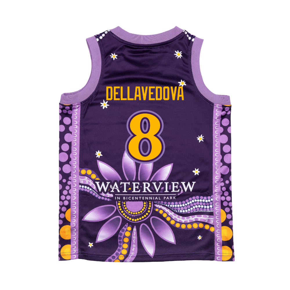 Sydney Kings | Youth Indigenous Round Neck Jersey - DELLAVEDOVA