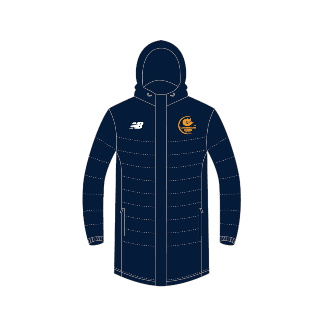 Cumberland United FC | PRE-ORDER | Long Puffer Jacket
