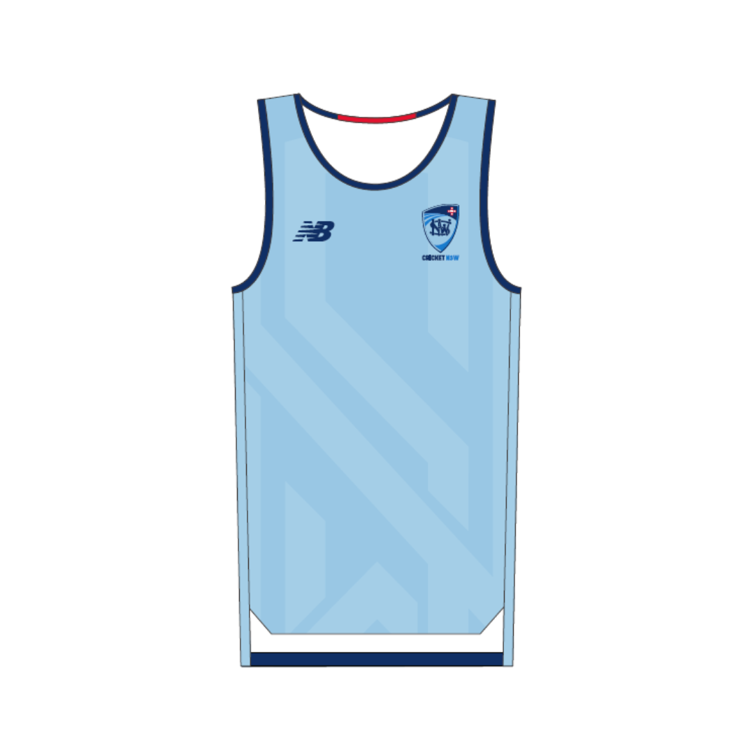 Cricket NSW - STAFF | PRE-ORDER | Training Singlet - Unisex
