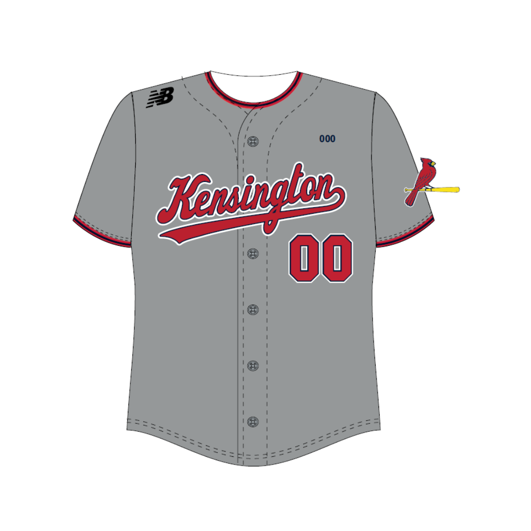 Kensington BC | PRE-ORDER | Baseball Jersey - Road