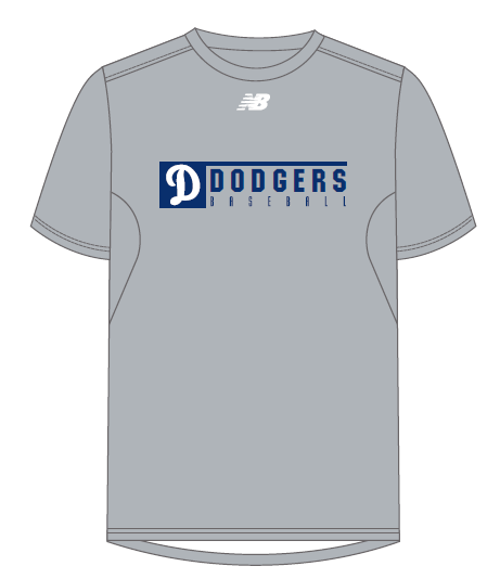 Golden Grove Dodgers BC | PRE-ORDER | Unisex Training Tee Grey