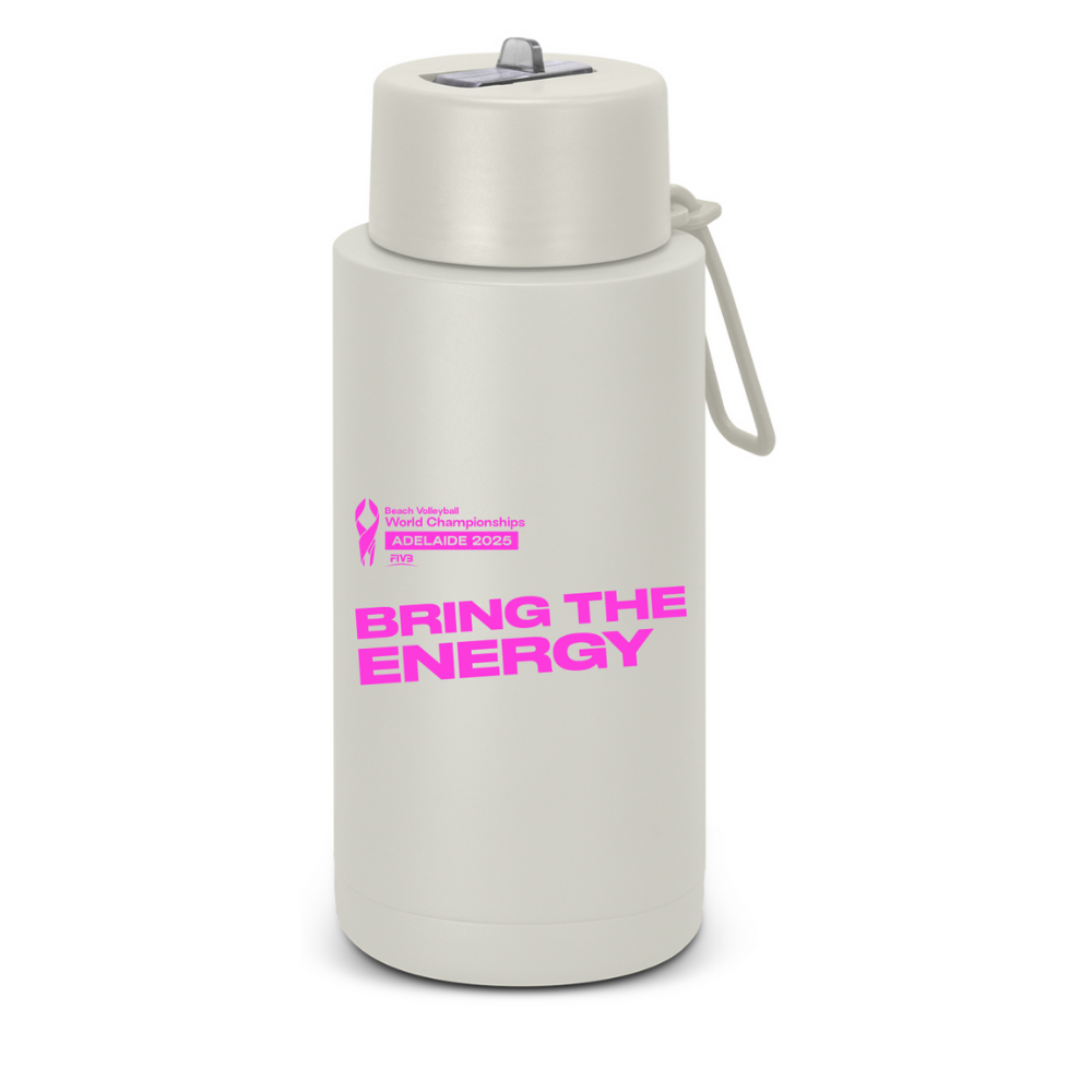 Volleyball Australia | BVWC | WHITE Aura Vacuum Bottle