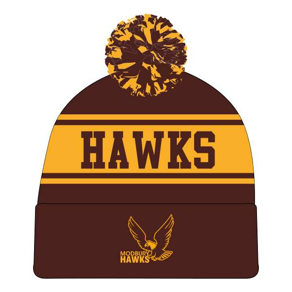 Belgravia Apparel | Sports AU-Modbury Hawks | Pom-Pom Beanie-Modbury Sports & Community Club