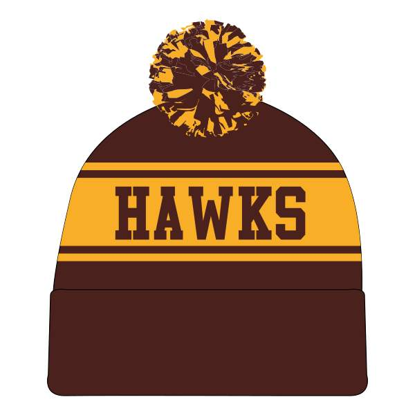 Belgravia Apparel | Sports AU-Modbury Hawks | Pom-Pom Beanie-Modbury Sports & Community Club