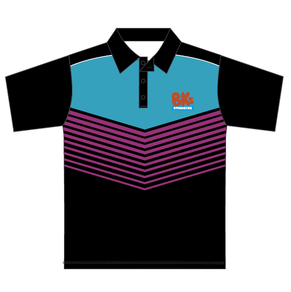 Belgravia Apparel | Sports AU-BK Gymnastics Comp | PRE-ORDER | WAG Squad Polo-BK Kids Comp Range