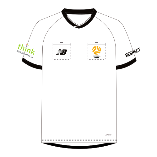 Belgravia Apparel | Sports AU-FW23 | New Balance On-Field Jersey - White - Referee-Football West