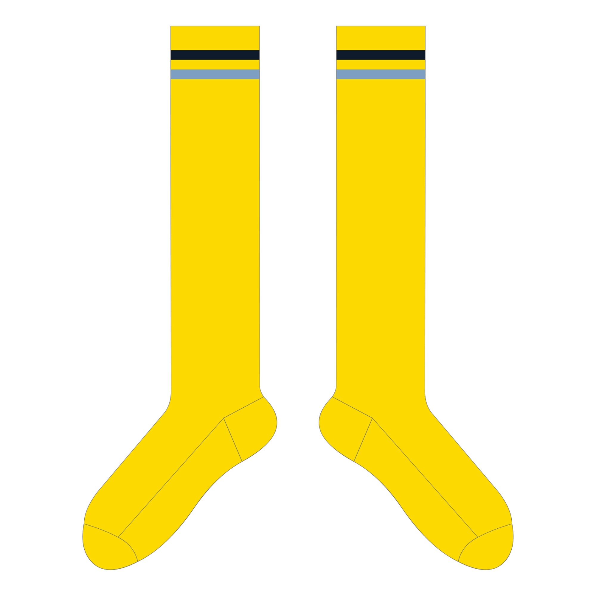 Belgravia Apparel | Sports AU-Mentone Hockey Club | PRE-ORDER | Full Length Sock - Home-Mentone Hockey Club