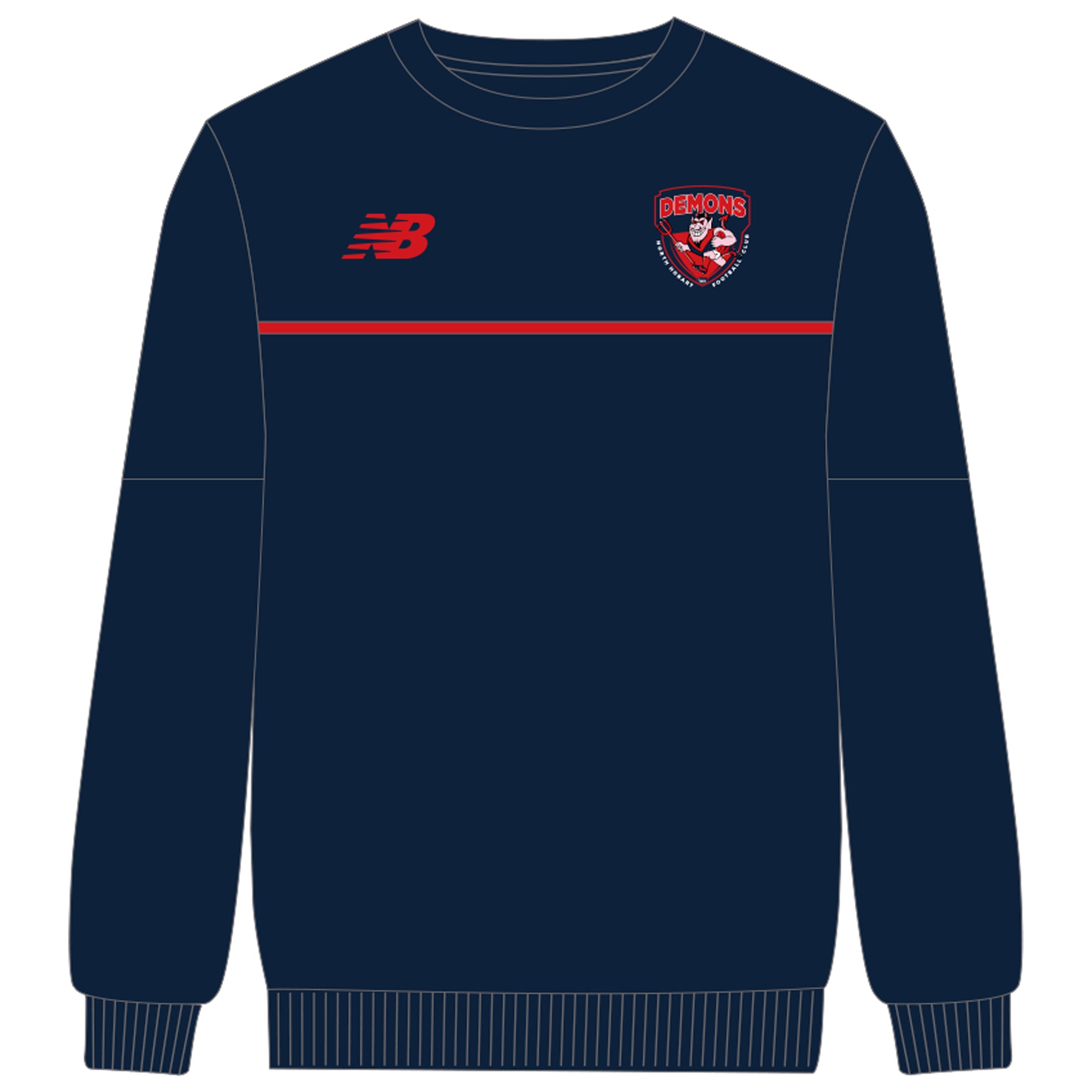 Belgravia Apparel | Sports AU-North Hobart FC | PRE-ORDER | NB Unisex - Crew Jumper-North Hobart Football Club