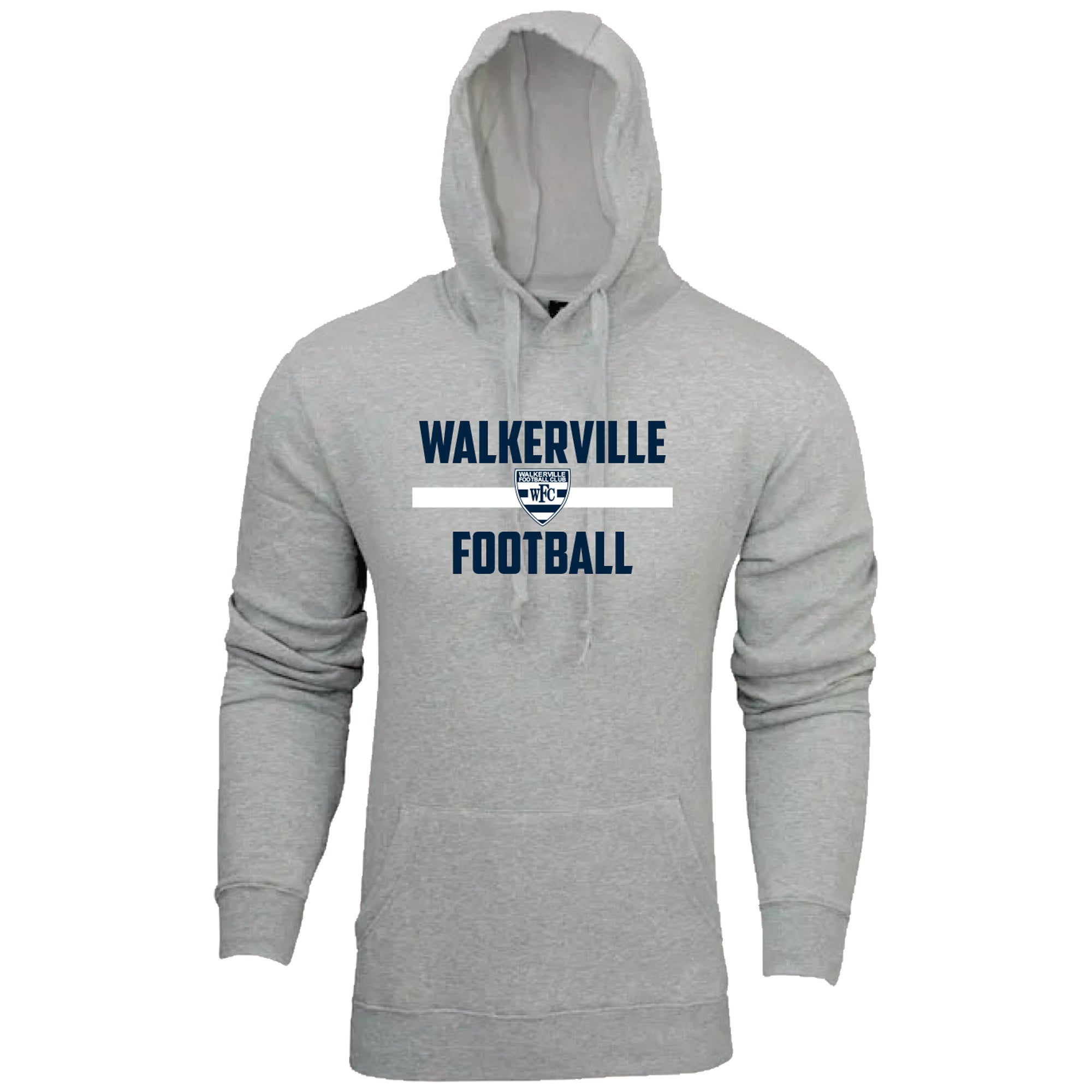 Belgravia Apparel | Sports AU-Walkerville Senior FC | Torquay Hoodie - Grey-Walkerville Senior Football Club