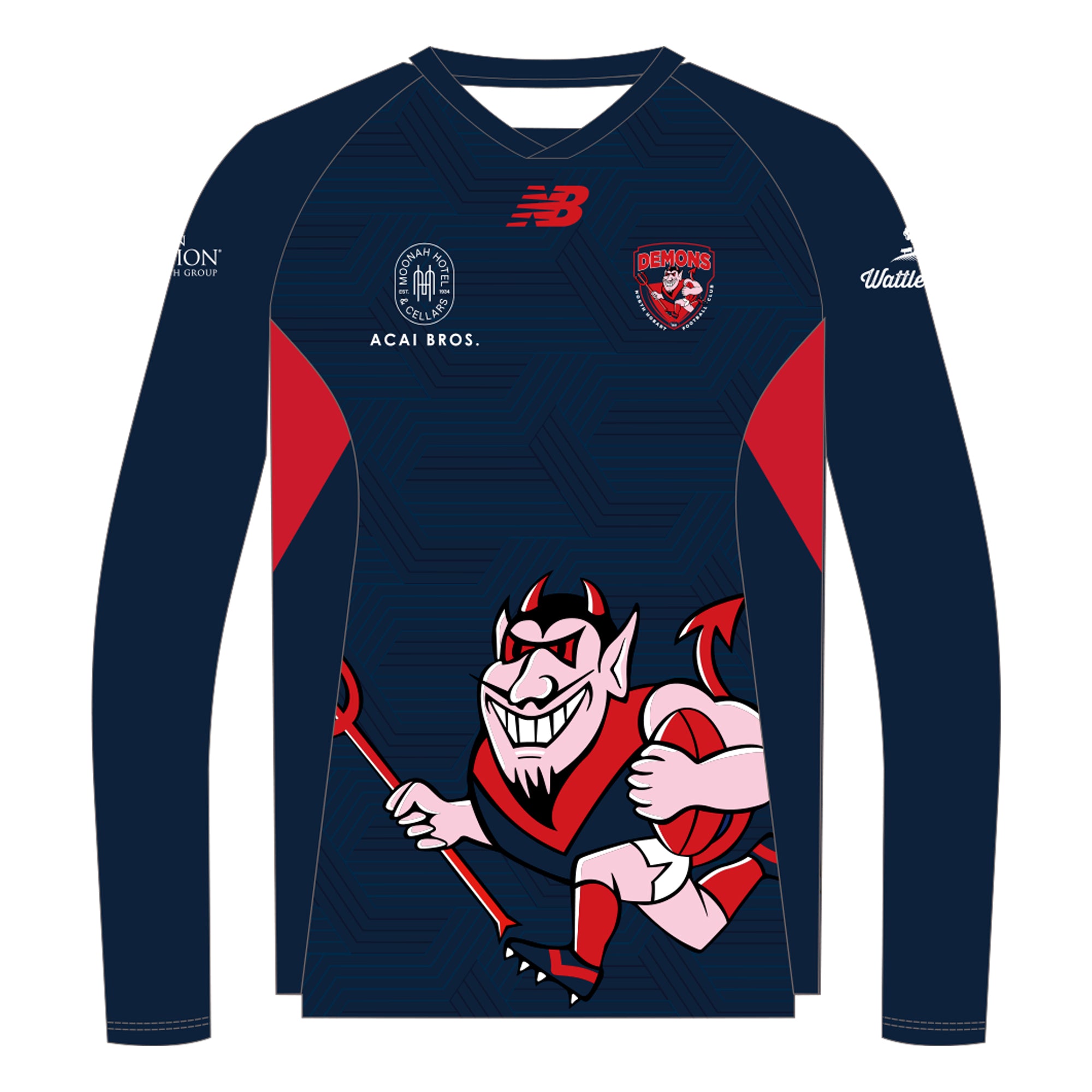 Belgravia Apparel | Sports AU-North Hobart FC | PRE-ORDER | NB Womens - Long Sleeve Training Tee-North Hobart Football Club