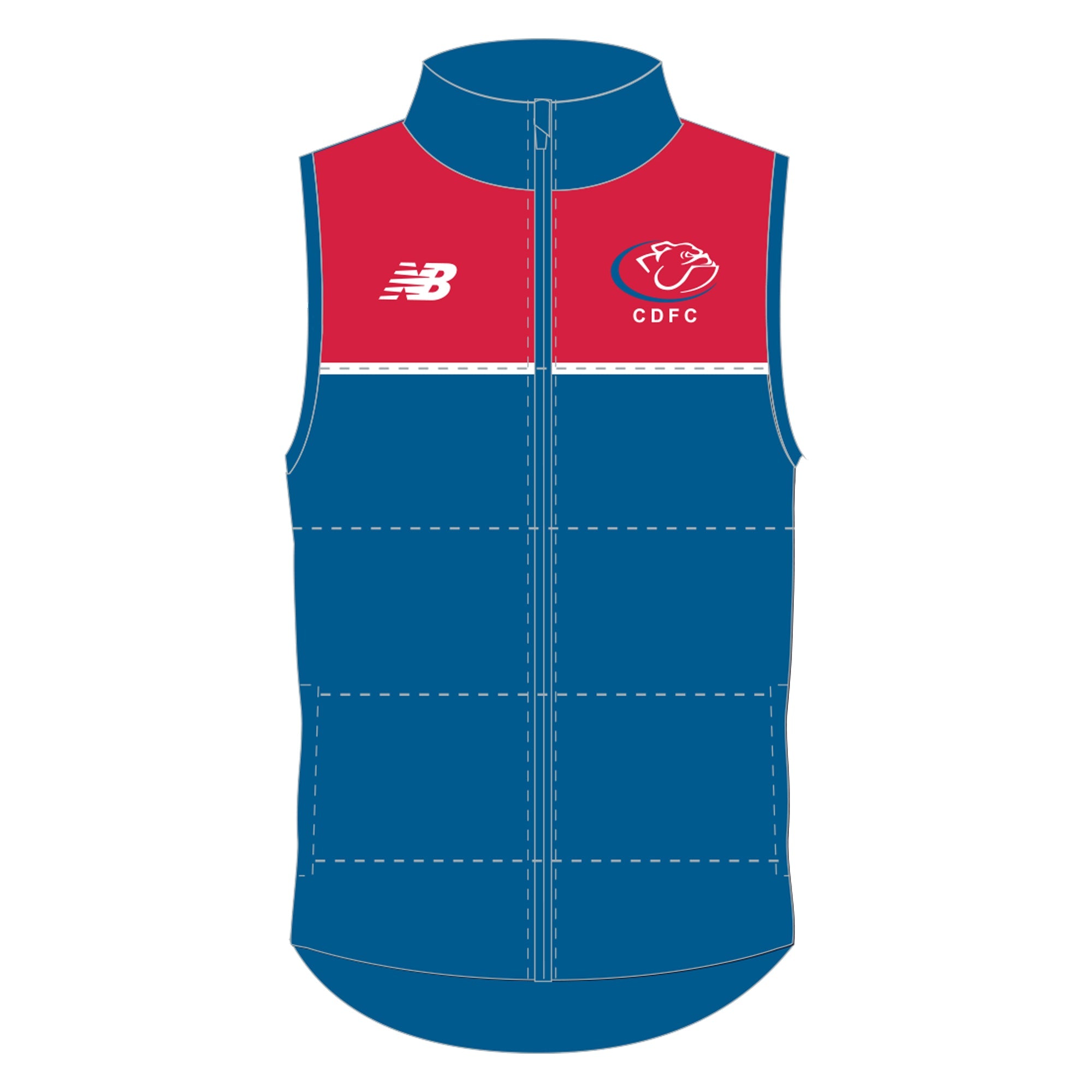 Belgravia Apparel | Sports AU-Central Districts FC | Unisex Elite Puffer Vest-Central District Football Club