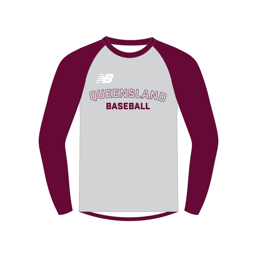 Belgravia Apparel | Sports AU-Baseball QLD | PRE-ORDER | Unisex Under Shirt - Long Sleeve-Baseball Queensland