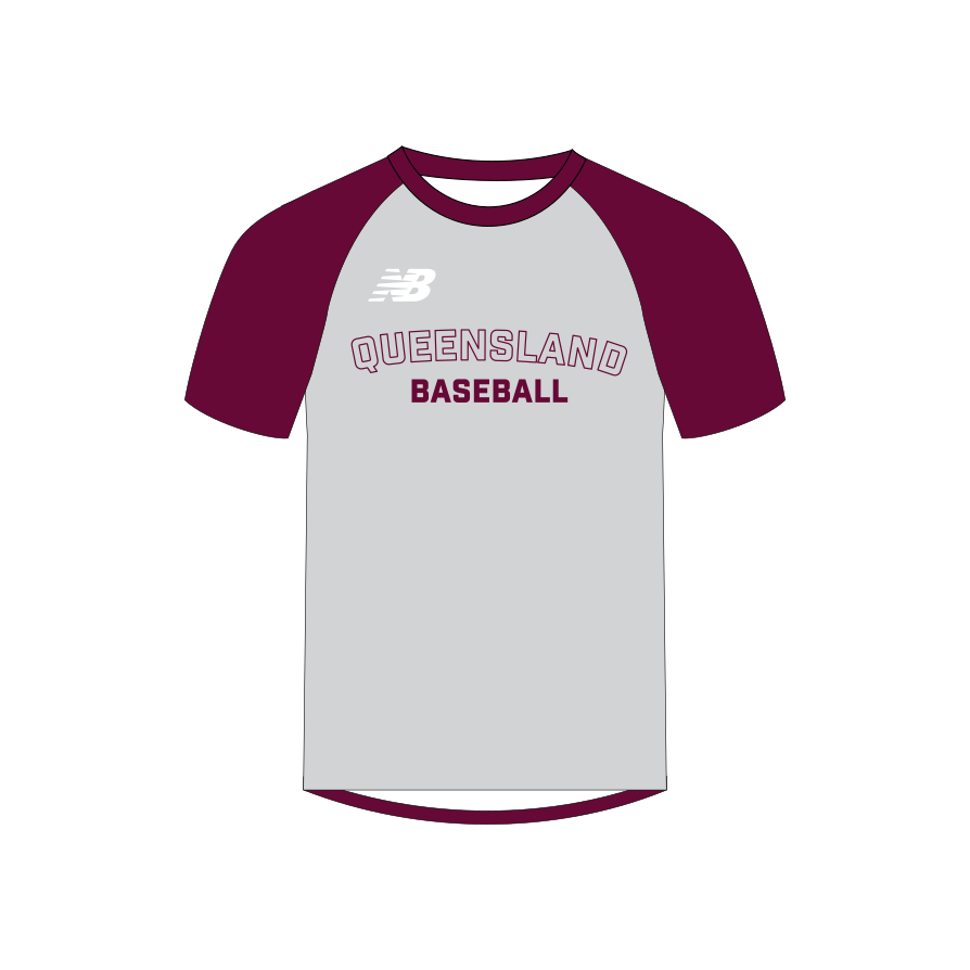 Belgravia Apparel | Sports AU-Baseball QLD | PRE-ORDER | Unisex Under Shirt- Short Sleeve-Baseball Queensland