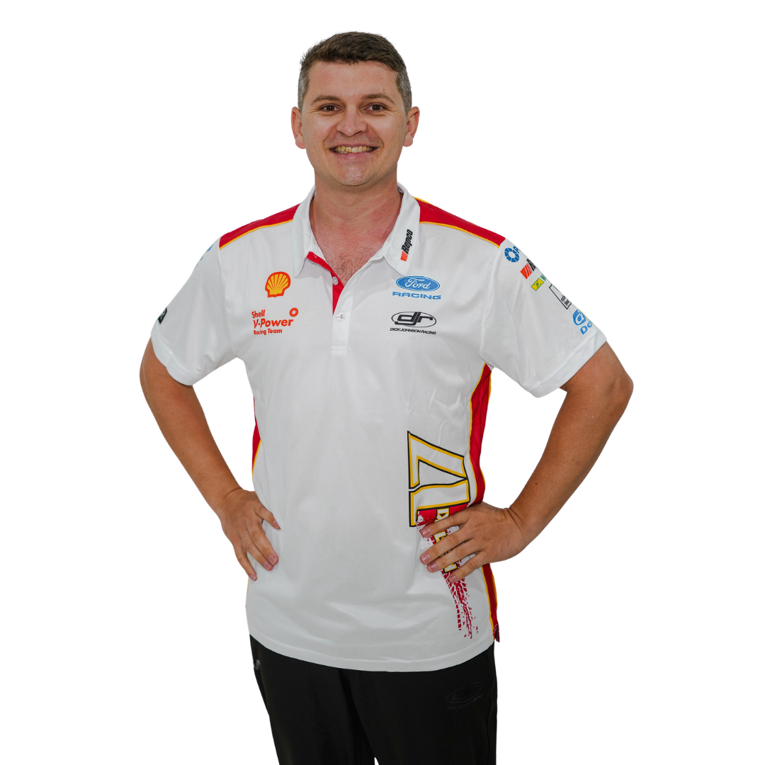 Shell V-Power Racing Team | Unisex WHITE TEAM POLO