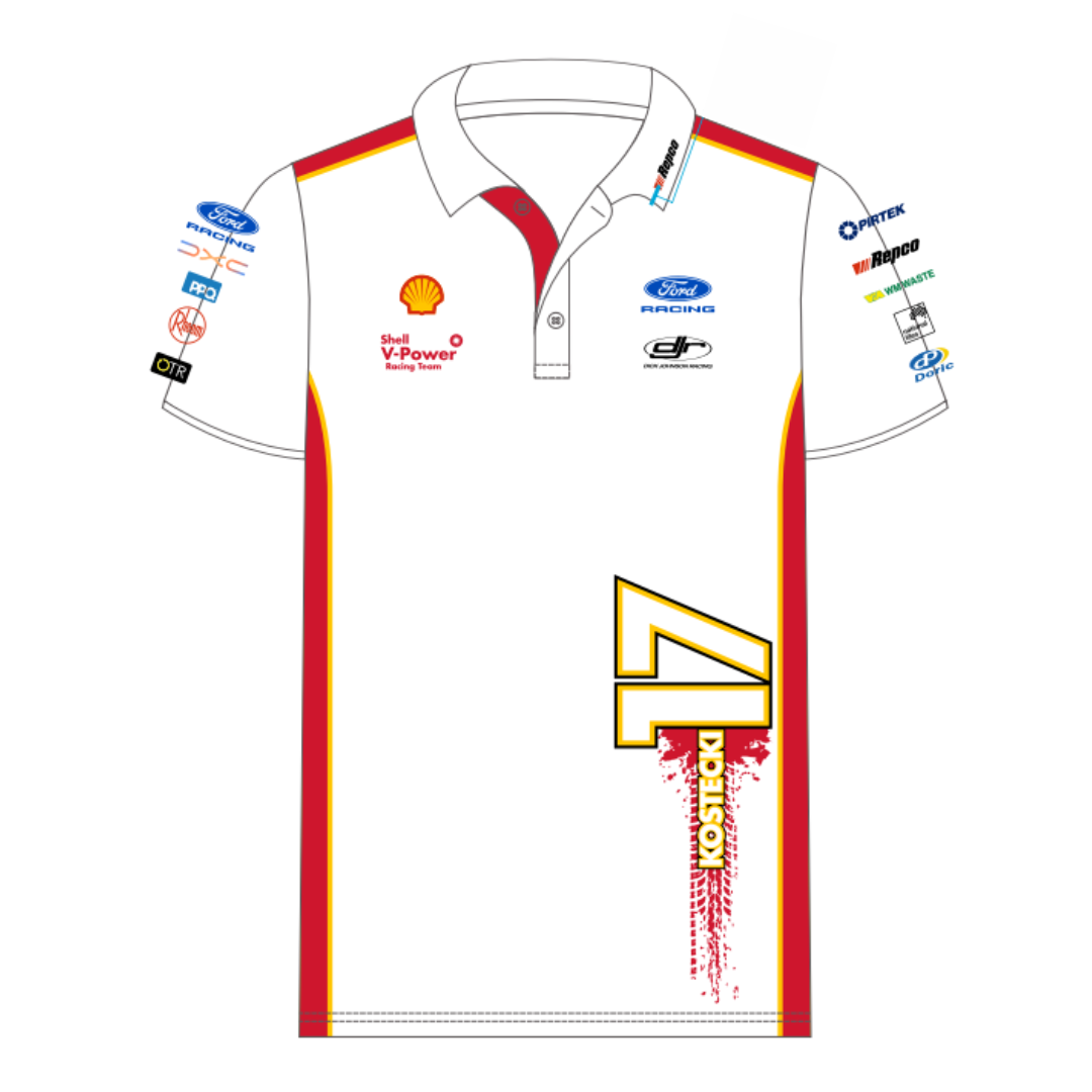 Shell V-Power Racing Team | Unisex WHITE TEAM POLO