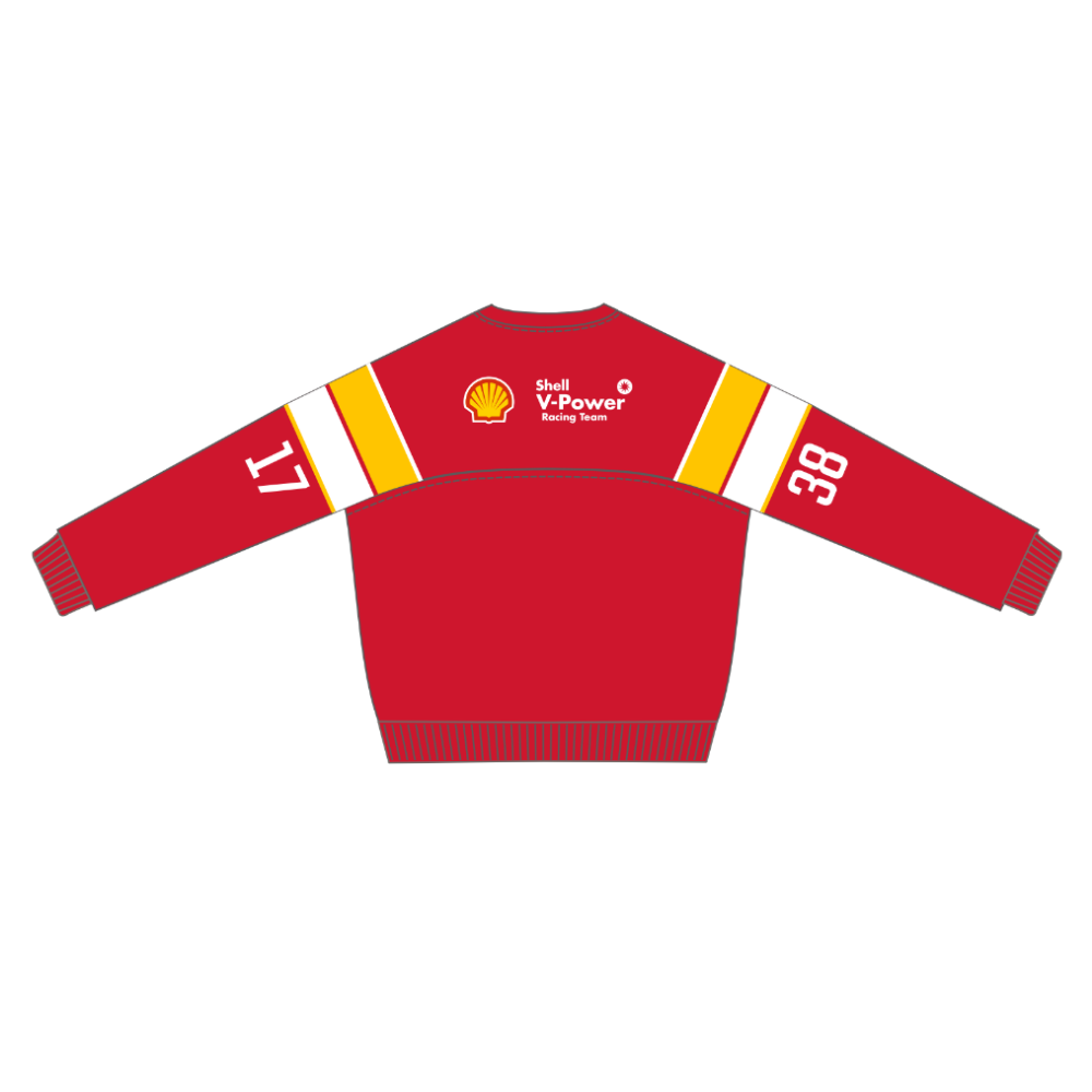 Shell V-Power Racing Team | Unisex RETRO CREWNECK JUMPER