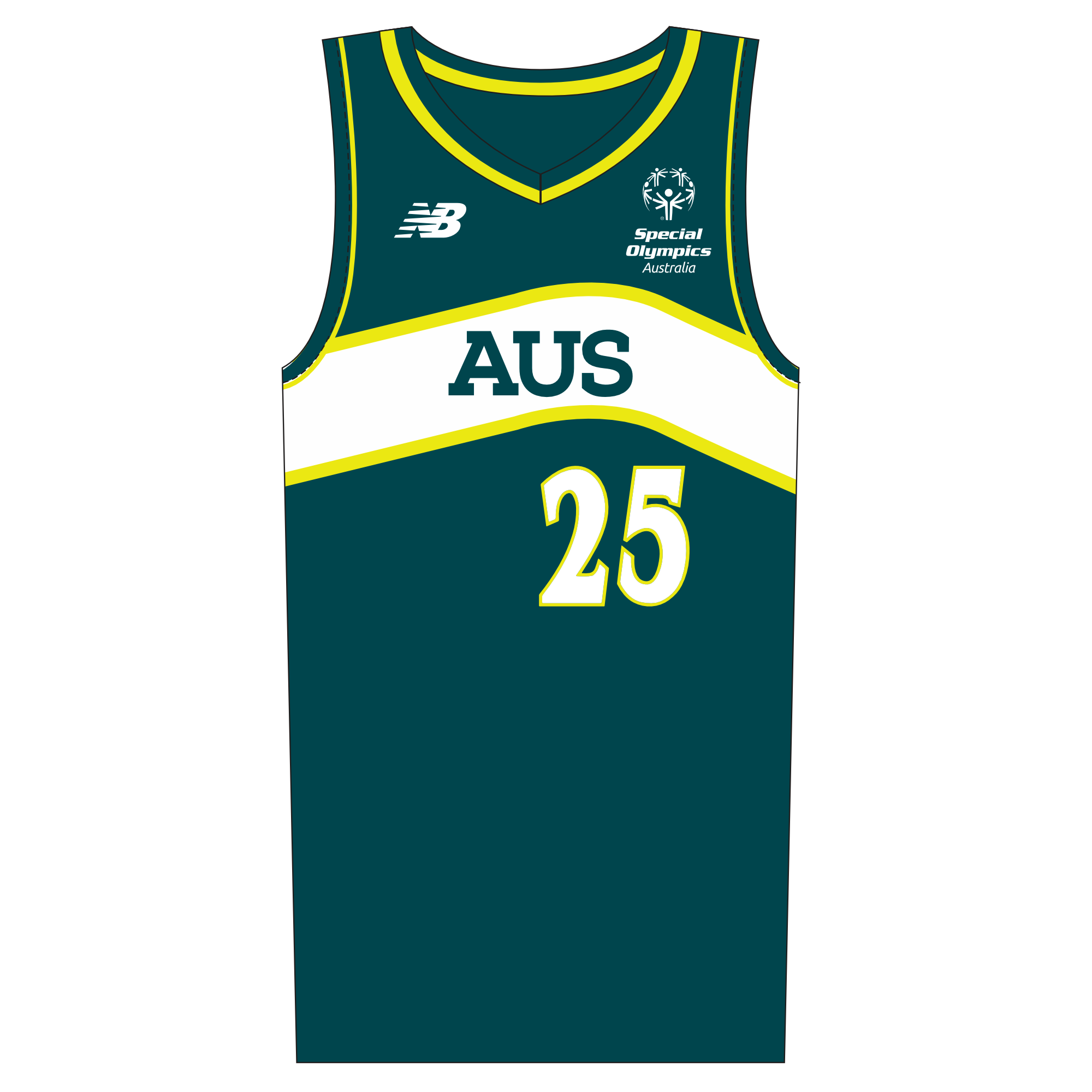 Special Olympics Australia | PRE-ORDER | Unisex Basketball Singlet