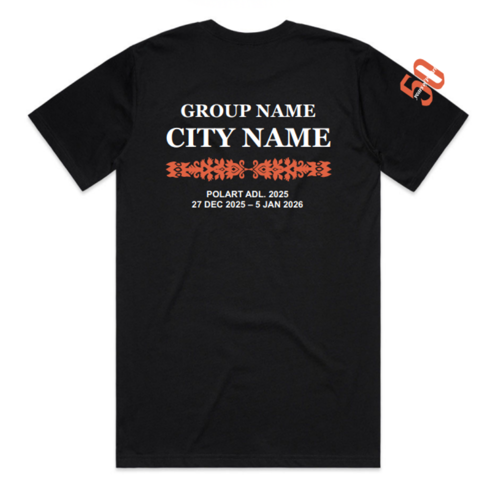 Polart Festival | PRE-ORDER | Women's Black Tee - Folkloric Groups