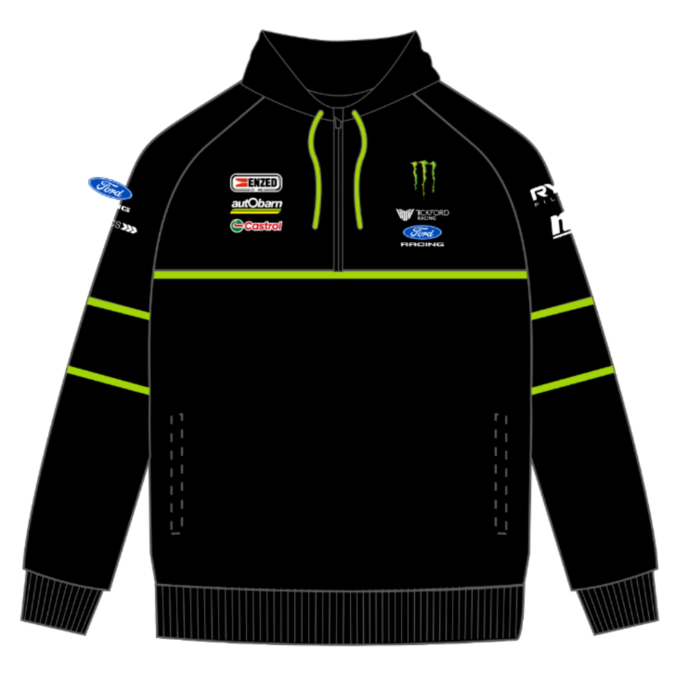Monster Energy Racing | BA Mens Monster 1/2 Zip Parachute Jumper