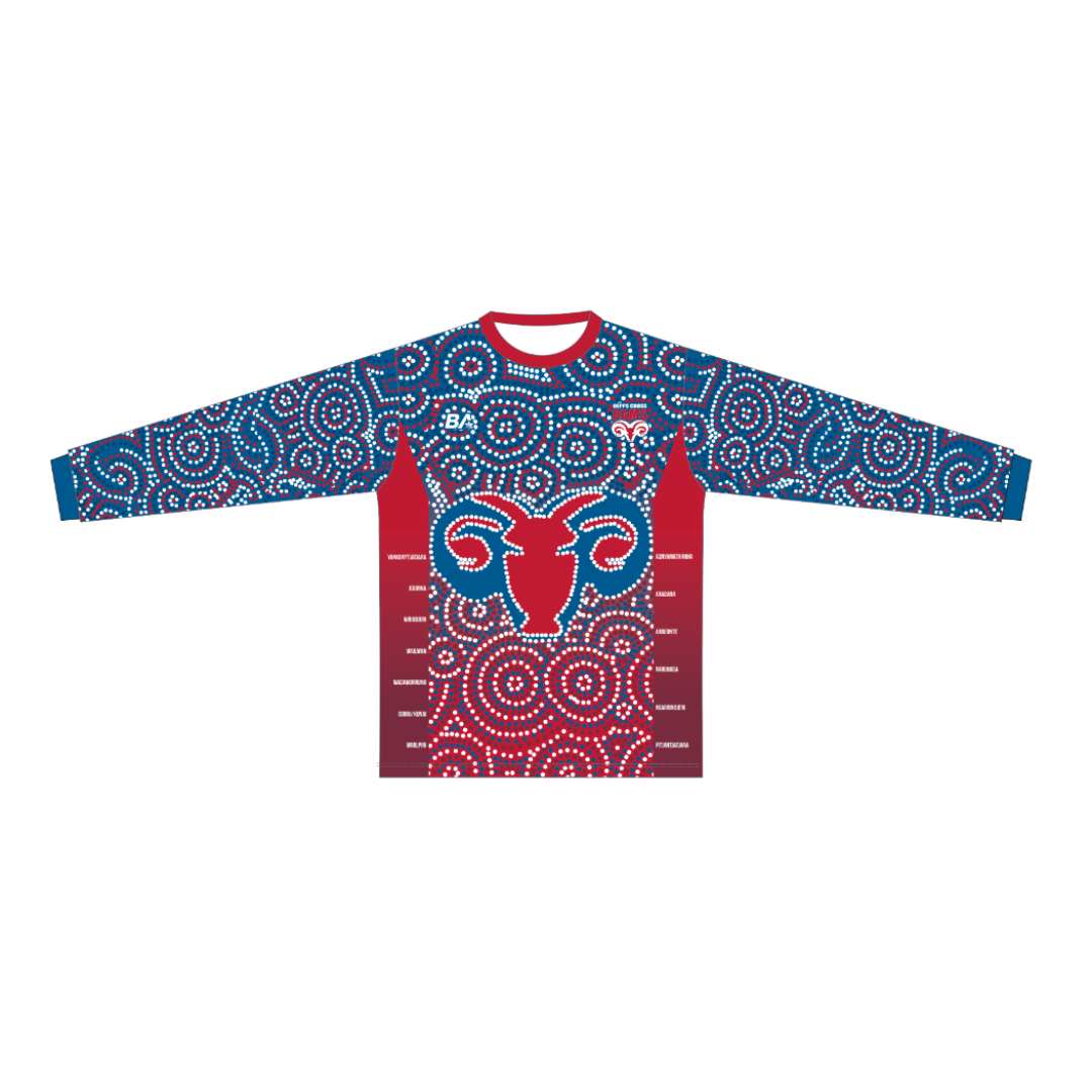 Gepps Cross FC | Indigenous Training / Warm Up Tee - Long Sleeve