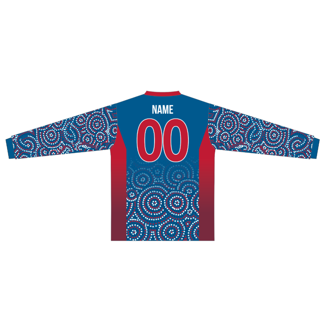 Gepps Cross FC | Indigenous Training / Warm Up Tee - Long Sleeve