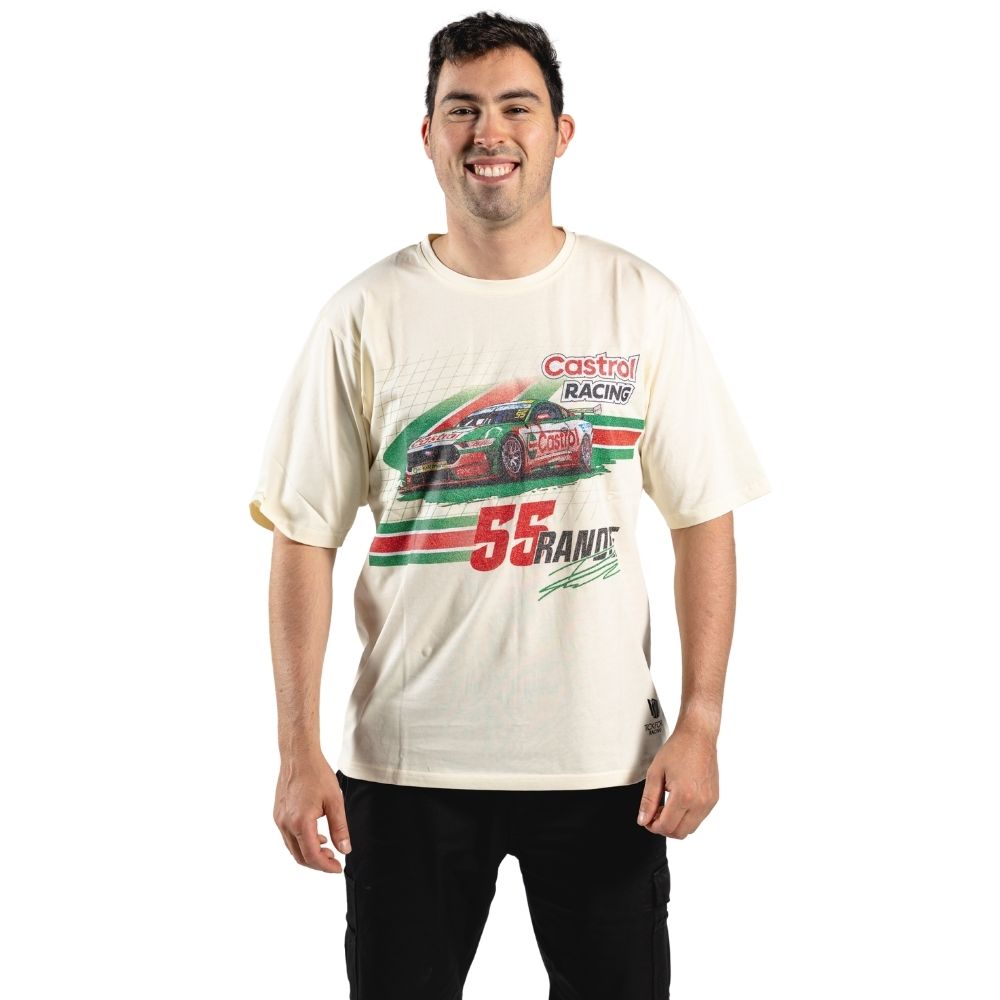 Castrol Racing Team | Randle Unisex SS Lifestyle Tee #1 - Cream
