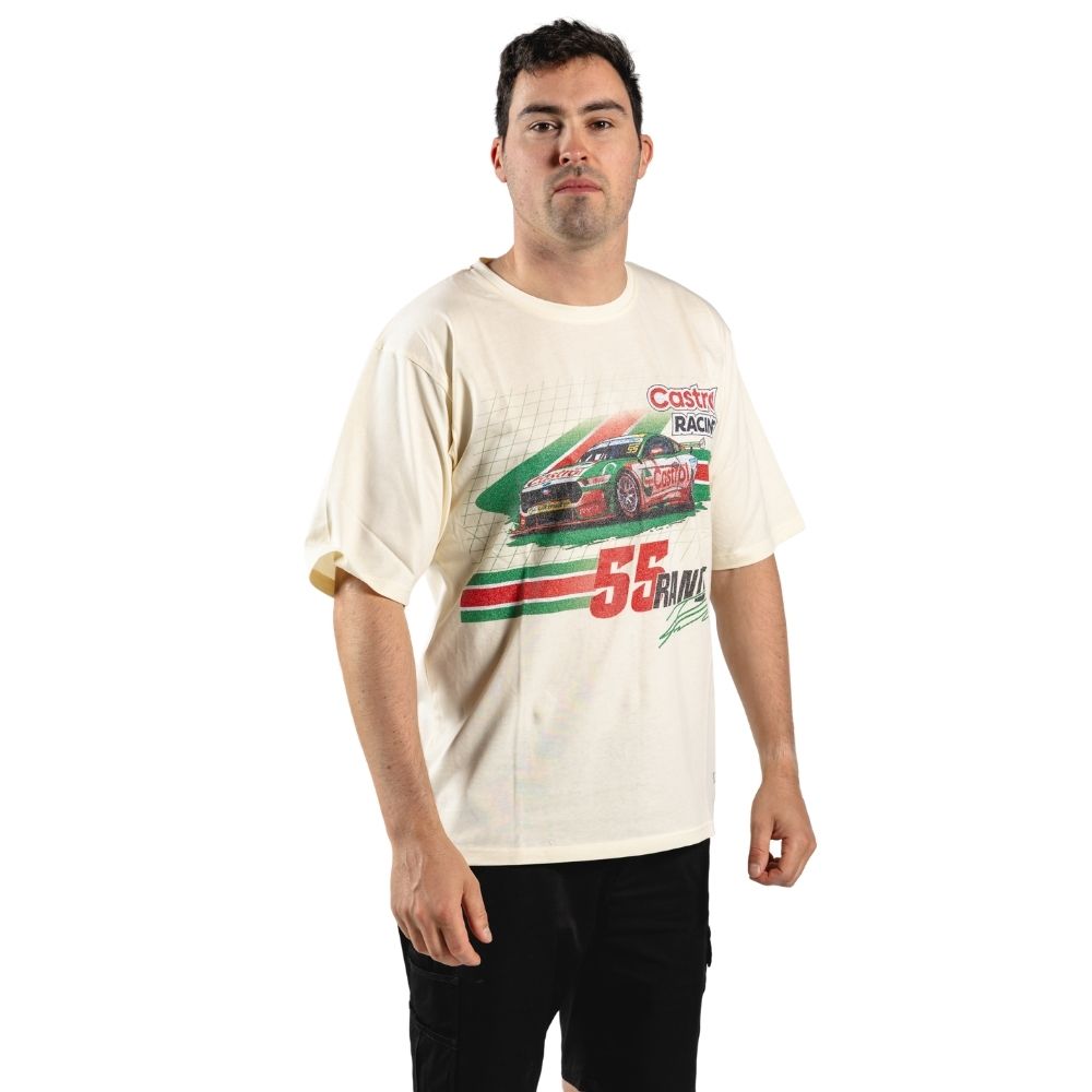 Castrol Racing Team | Randle Unisex SS Lifestyle Tee #1 - Cream