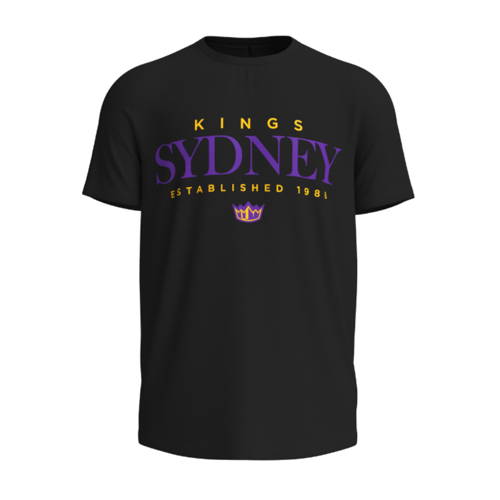 Sydney Kings | Unisex Retro Tee - Black