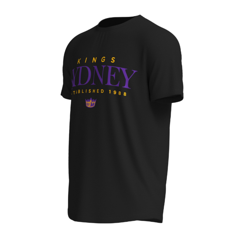 Sydney Kings | Unisex Retro Tee - Black