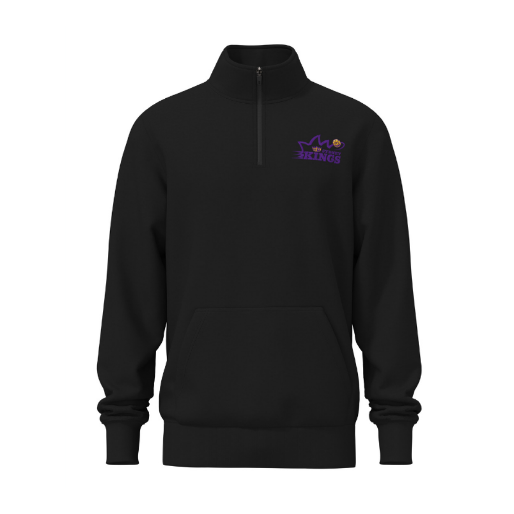 Sydney Kings | Unisex Qtr ZIP Jumper - Black