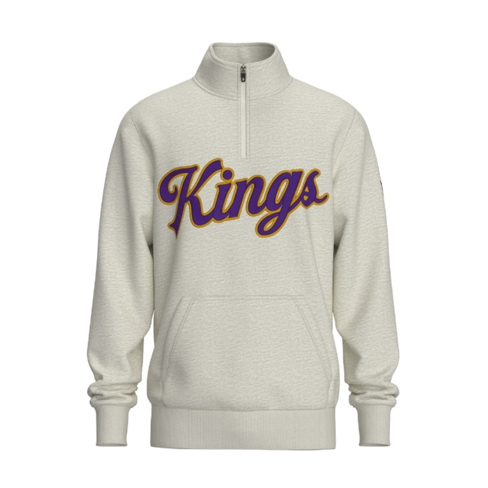 Sydney Kings | Unisex Qtr ZIP Jumper - Bone