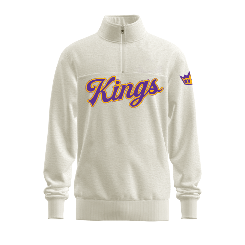 Sydney Kings | Unisex Qtr ZIP Jumper - Bone