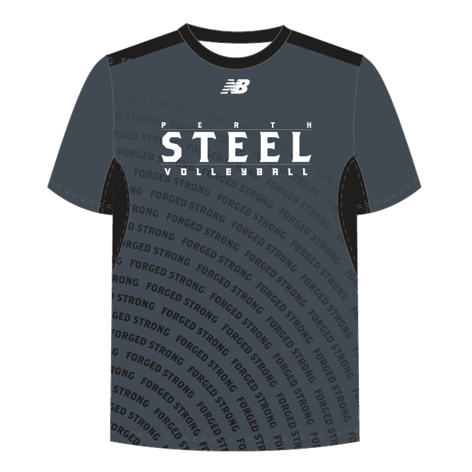 Volleyball WA - Perth Steel | PRE-ORDER | Training SS Shirt - Unisex