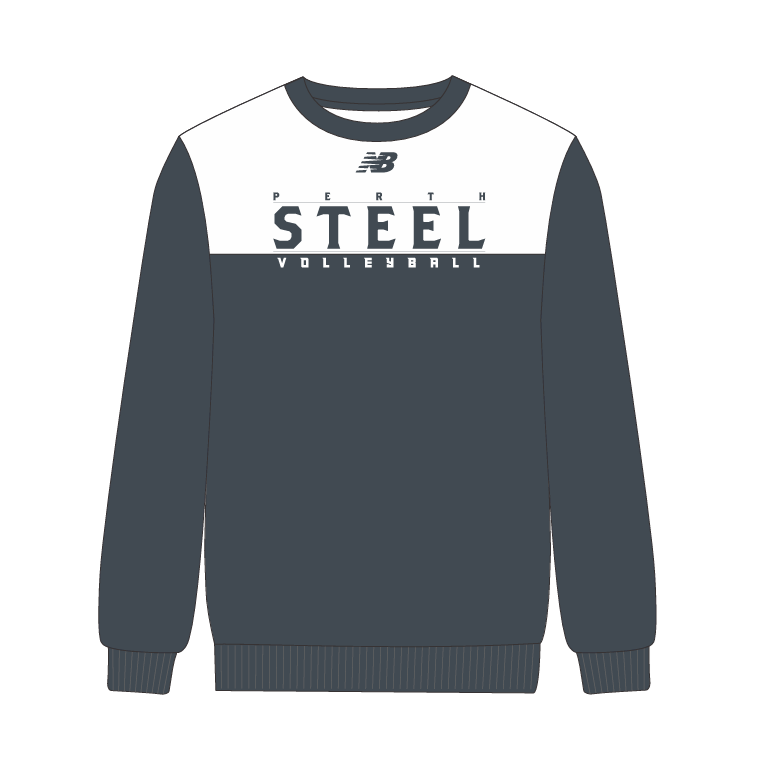 Volleyball WA - Perth Steel | PRE-ORDER | Crew Jumper