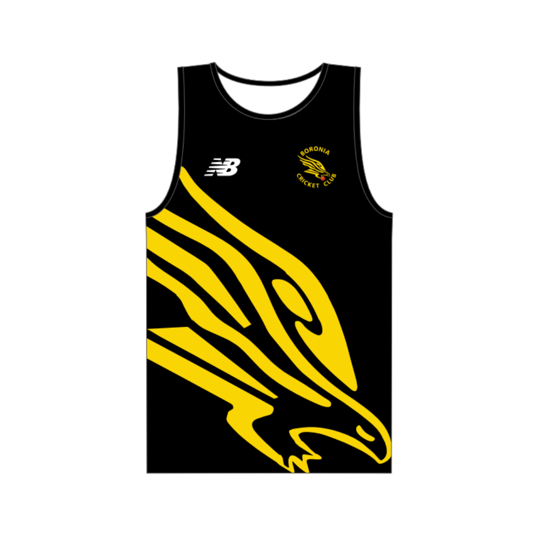 Boronia CC | PRE-ORDER | Black Training Singlet