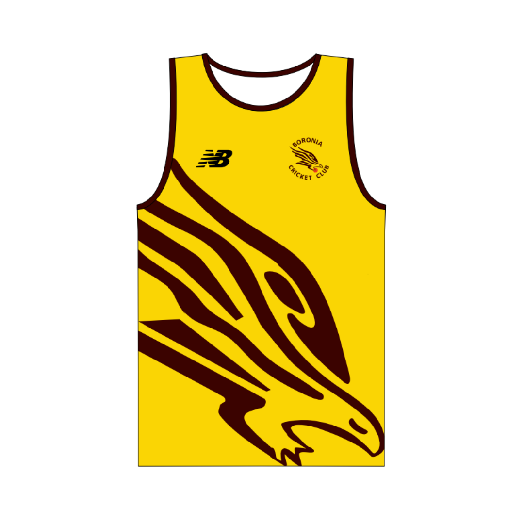 Boronia CC | PRE-ORDER | Yellow Training Singlet