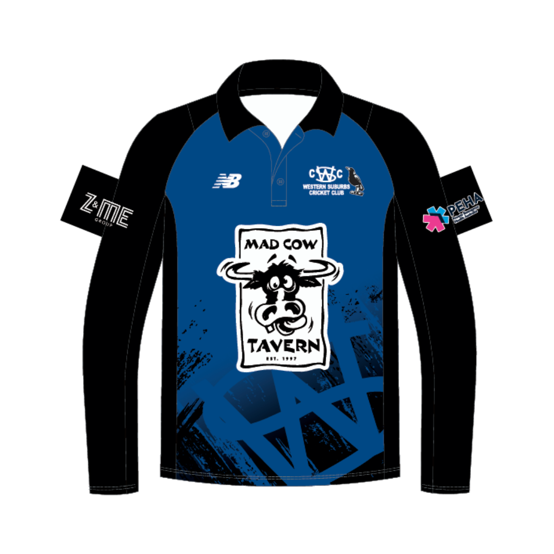 Townsville Western Suburbs Cricket  | PRE-ORDER | Unisex LS Playing Polo