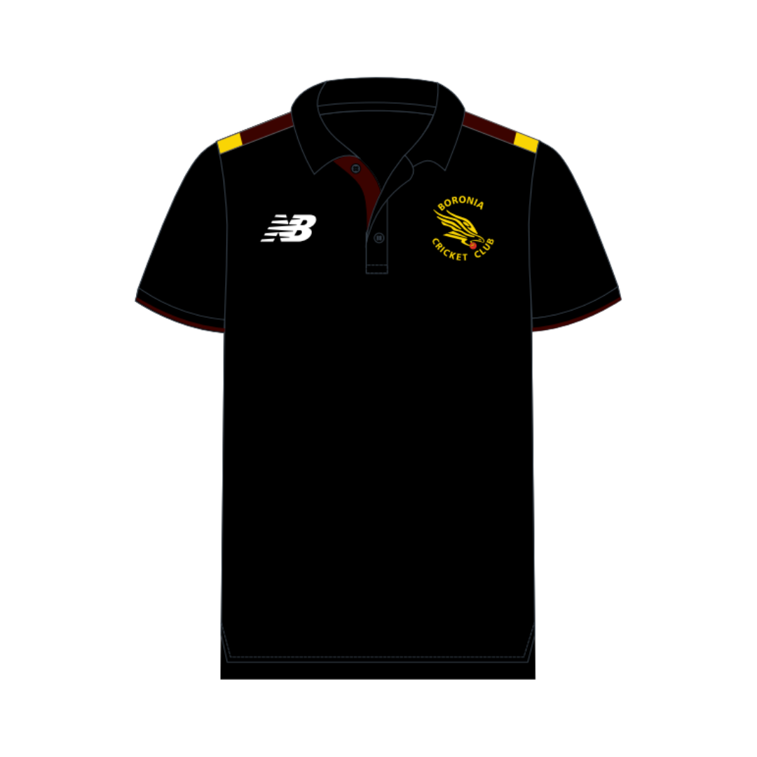 Boronia CC | PRE-ORDER | Black Social Polo