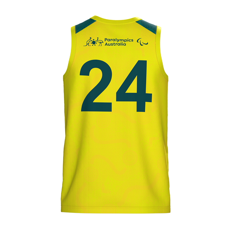 Paralympics Australia | Wheelchair Basketball Jersey - Yellow